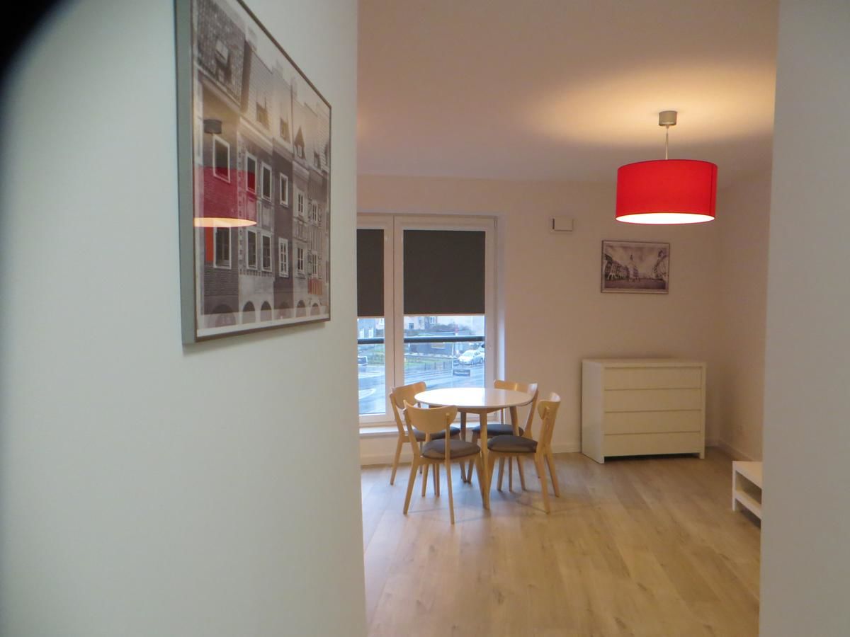 Апартаменты Poznan Black Red apartment Познань