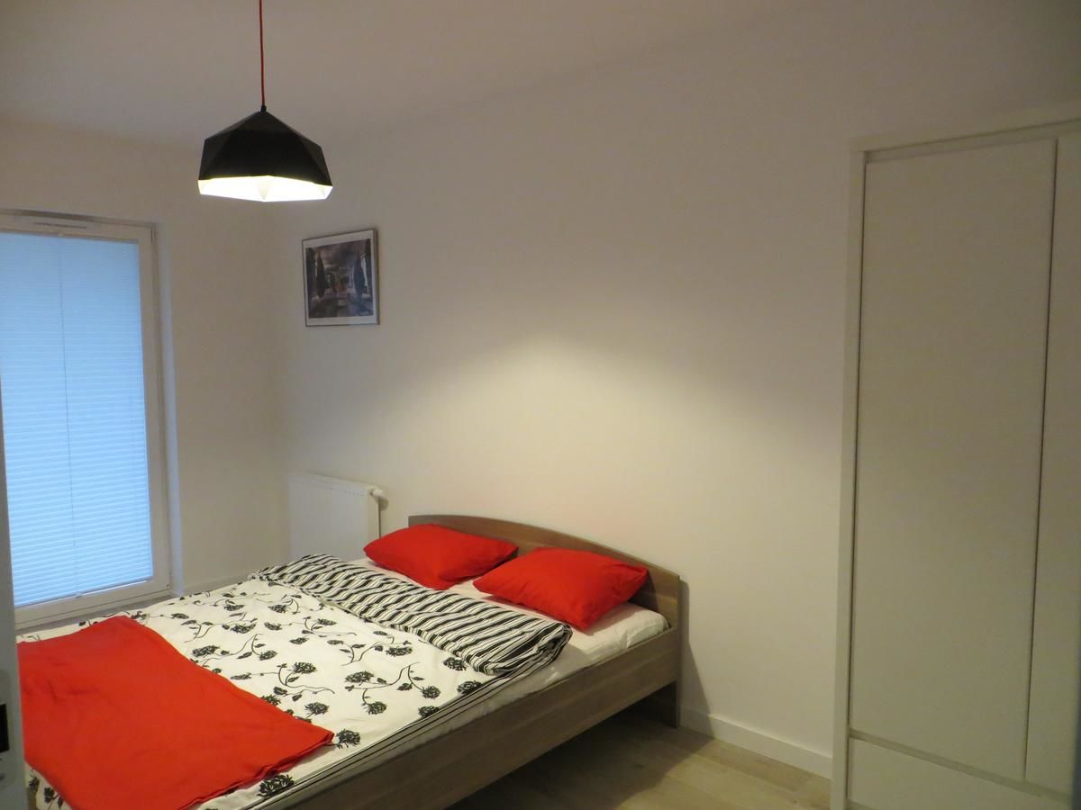 Апартаменты Poznan Black Red apartment Познань